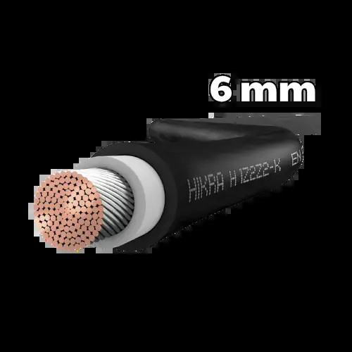 HIS Hikra 1500V 6MM Siyah Solar Kablo